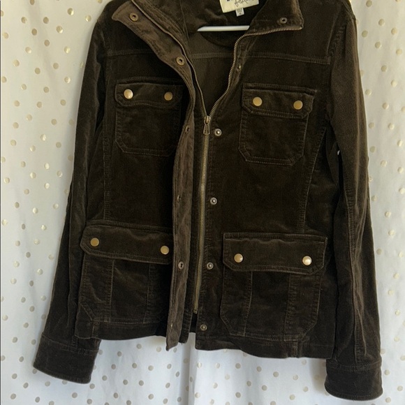 Kut from the Kloth Dark Brown Utility Jacket - Picture 11 of 12